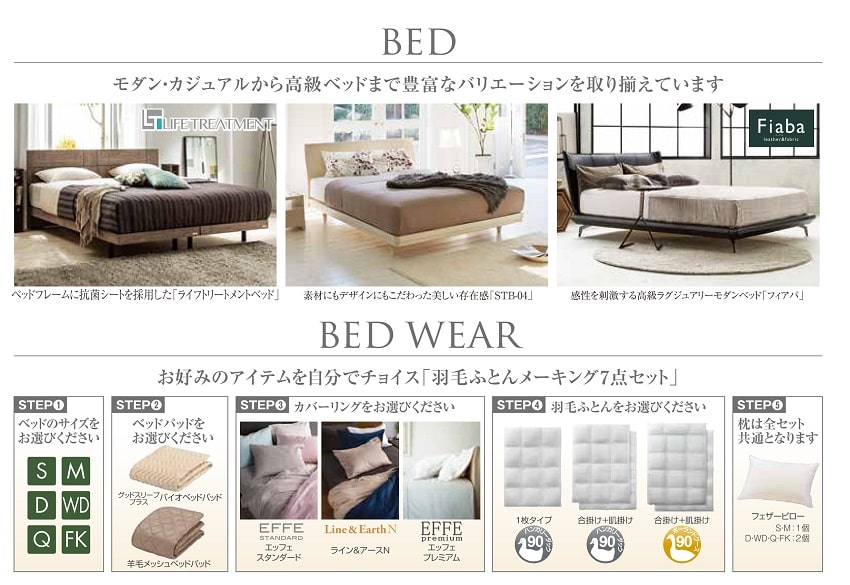 フランスベッド製品寝具